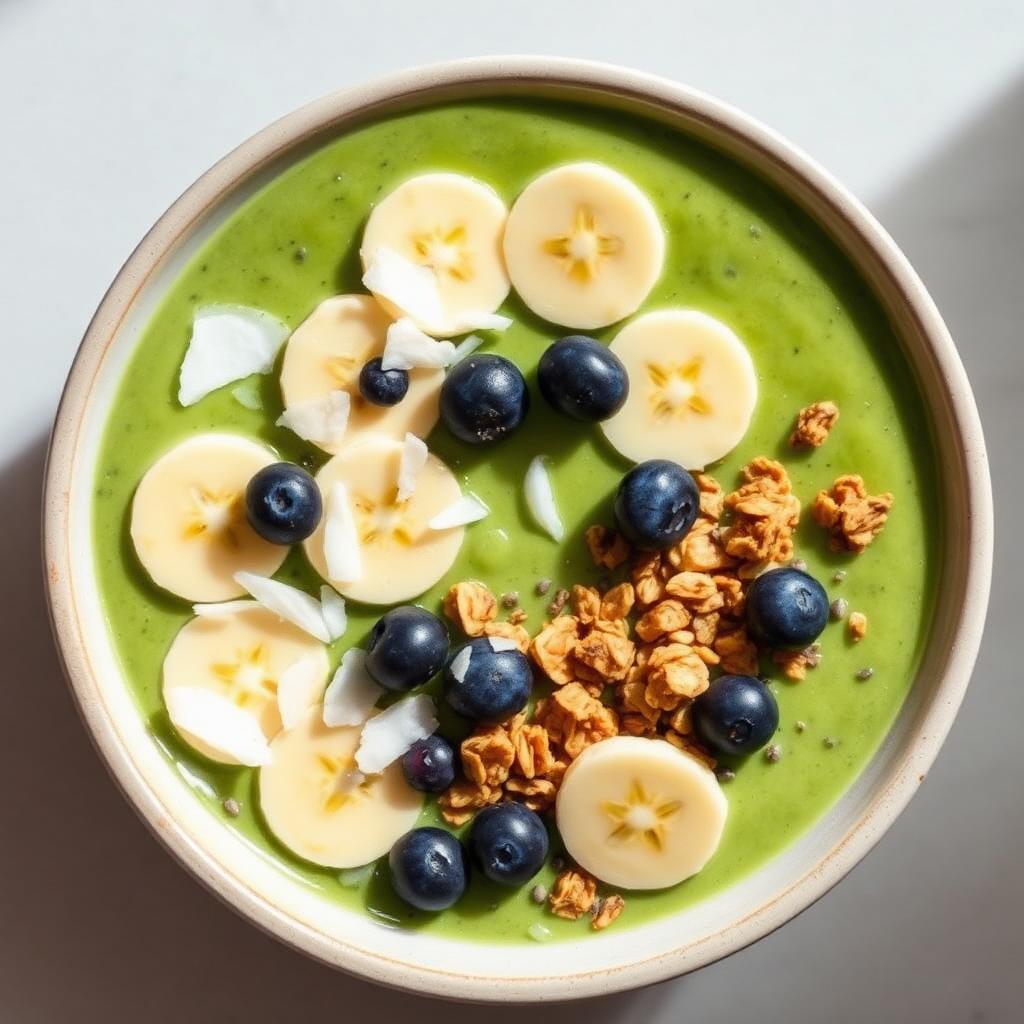Green goddess smoothie bowl